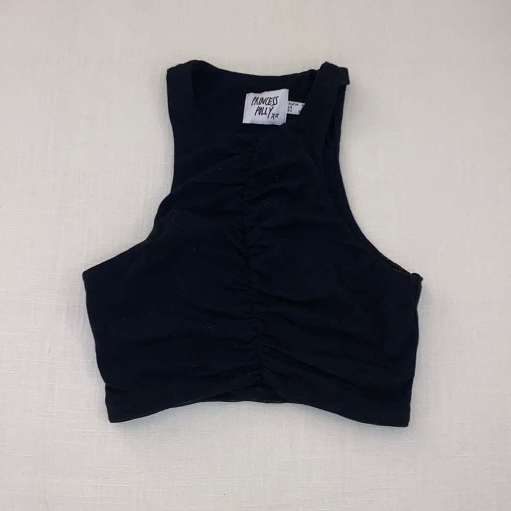 Princess Polly Black Crop